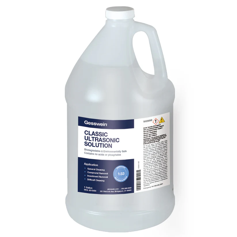Gesswein® Classic Ultrasonic Solution - 1 Gallon Bottle
