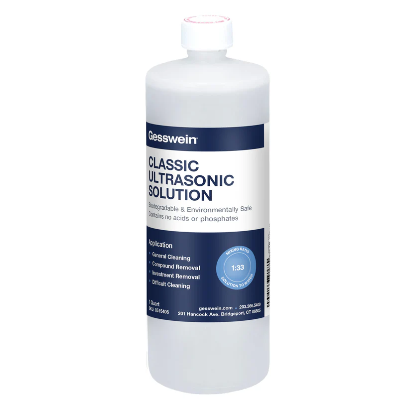 [851-5406] Gesswein® Classic Ultrasonic Solution - 1 Quart Bottle