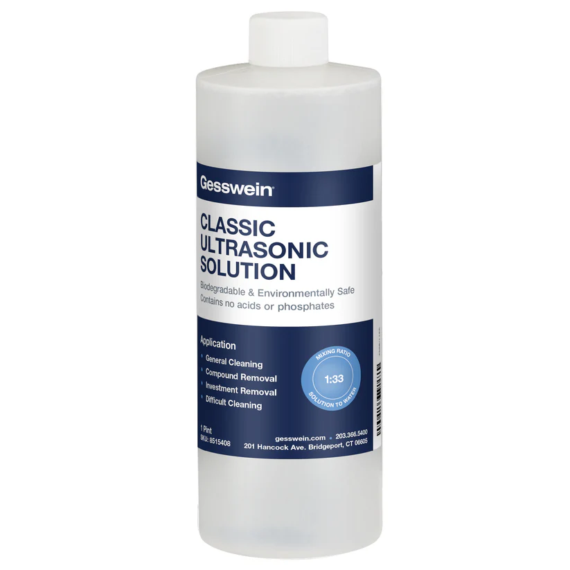 [851-5408] Gesswein® Classic Ultrasonic Solution - 1 Pint Bottle