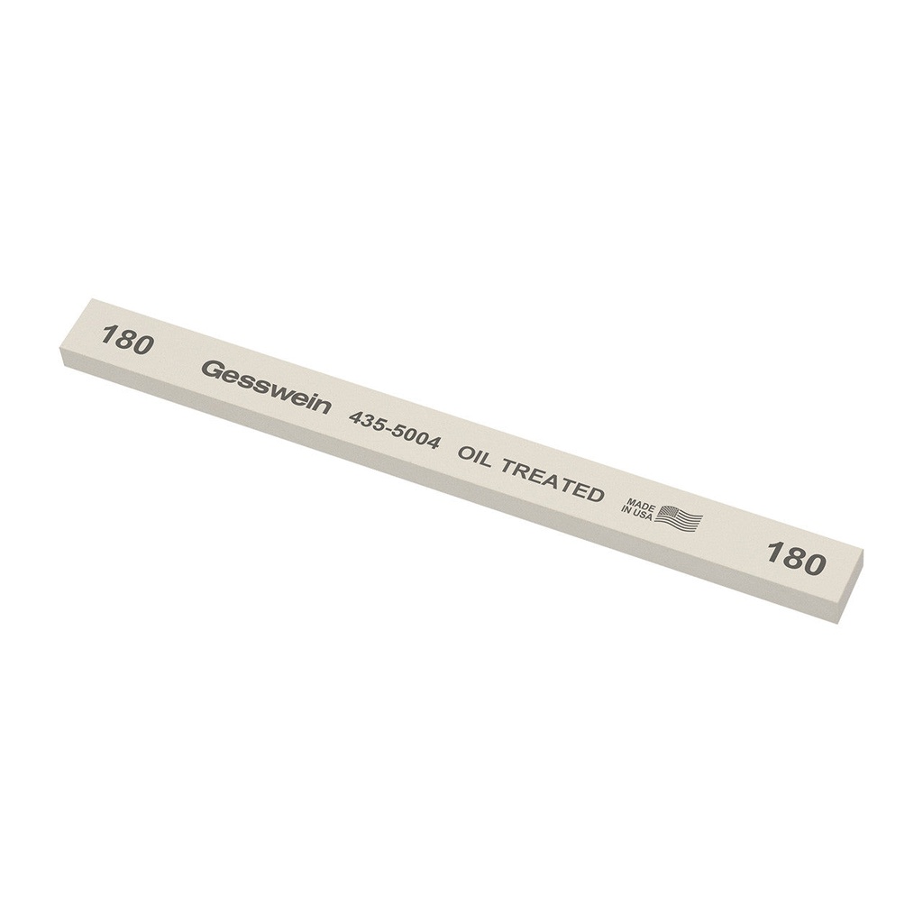 Gesswein® Oil-Treated Stones - 1/2" x 1/4" x 6", 600 Grit  (Pkg. of 12)