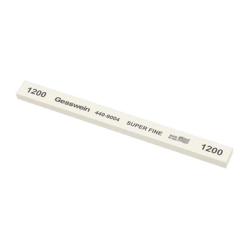 Gesswein® Super Fine Stones - 1/2" x 1/4" x 6", 1200 Grit  (Pkg. of 12)