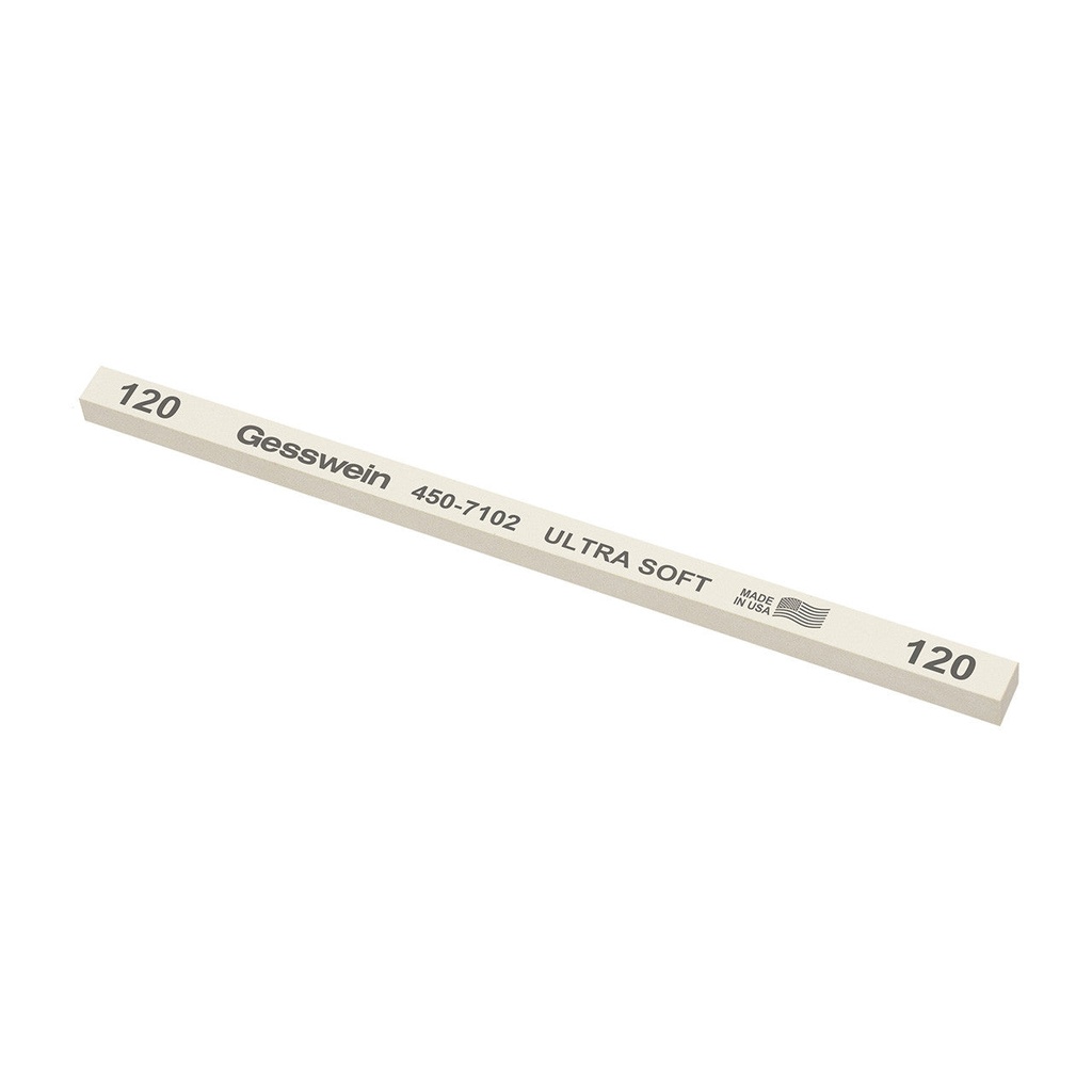 Gesswein® Ultra-Soft Stones - 1/4" x 1/4" x 6", 1200 Grit  (Pkg. of 12)