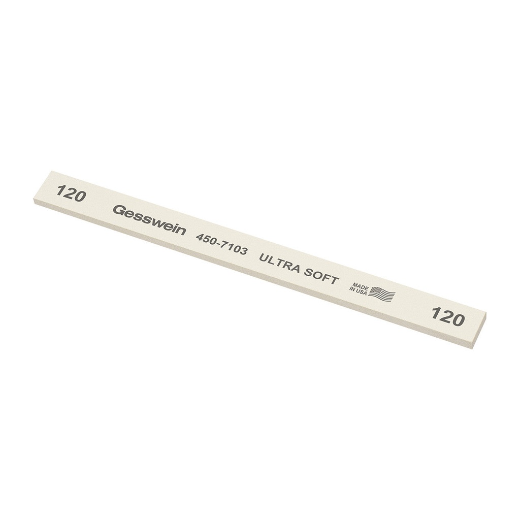 Gesswein® Ultra-Soft Stones - 1/2" x 1/8" x 6", 1200 Grit  (Pkg. of 12)