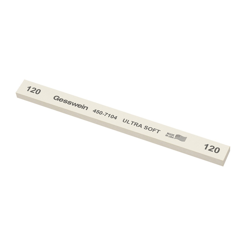Gesswein® Ultra-Soft Stones - 1/2" x 1/4" x 6", 1200 Grit  (Pkg. of 12)