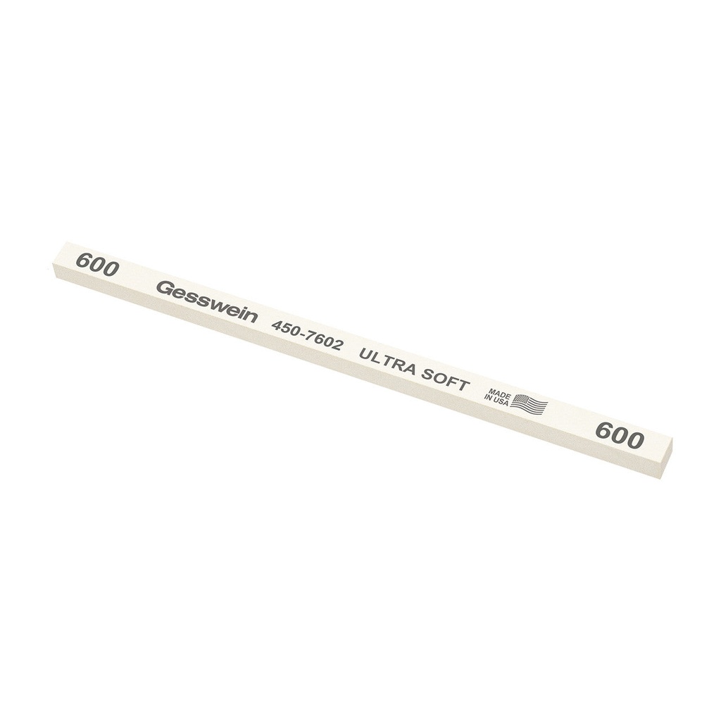 [450-7202] Gesswein® Ultra-Soft Stones - 1/4" x 1/4" x 6", 220 Grit  (Pkg. of 12)