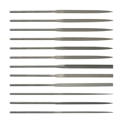 [603-1020] Grobet USA® 10cm Cut 2 Swiss Pattern Needle File Set