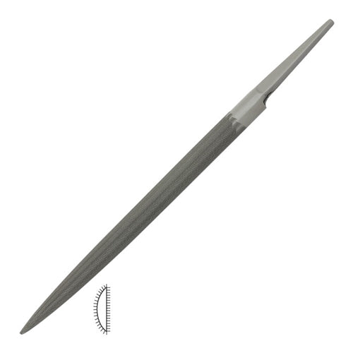 Grobet USA® Half-Round 6" Cut 00 Swiss Pattern Precision File