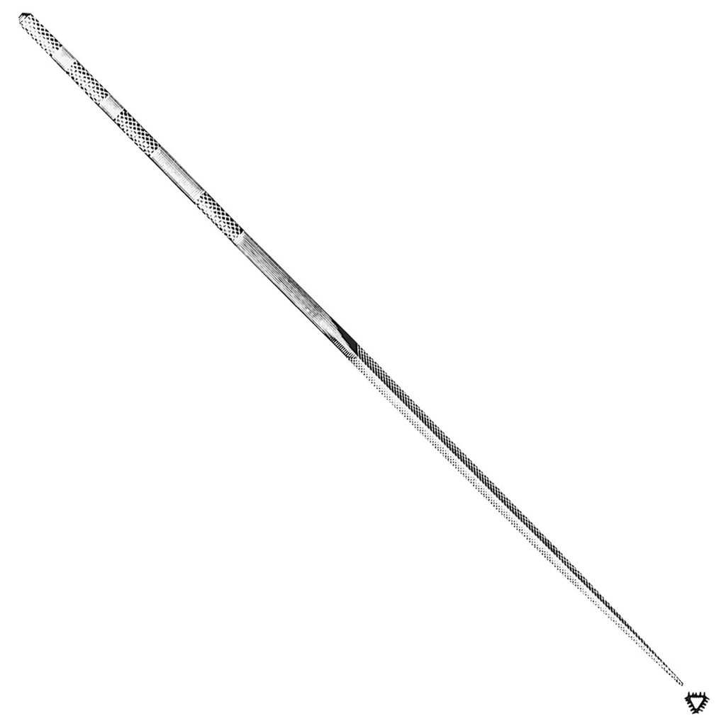 [705-1014] Swiss Pattern Needle Files: Three-Square - 10cm Cut 4