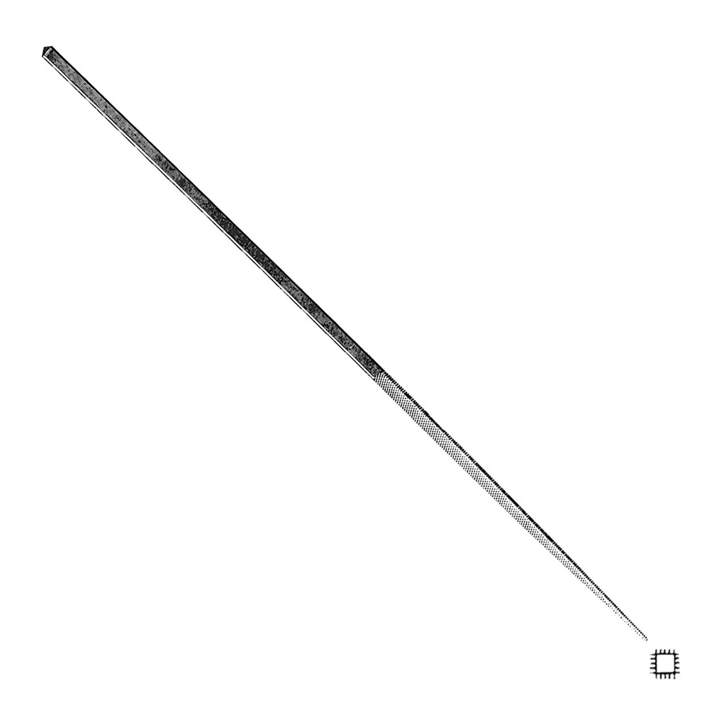 Escapement Files - Square, Cut 6