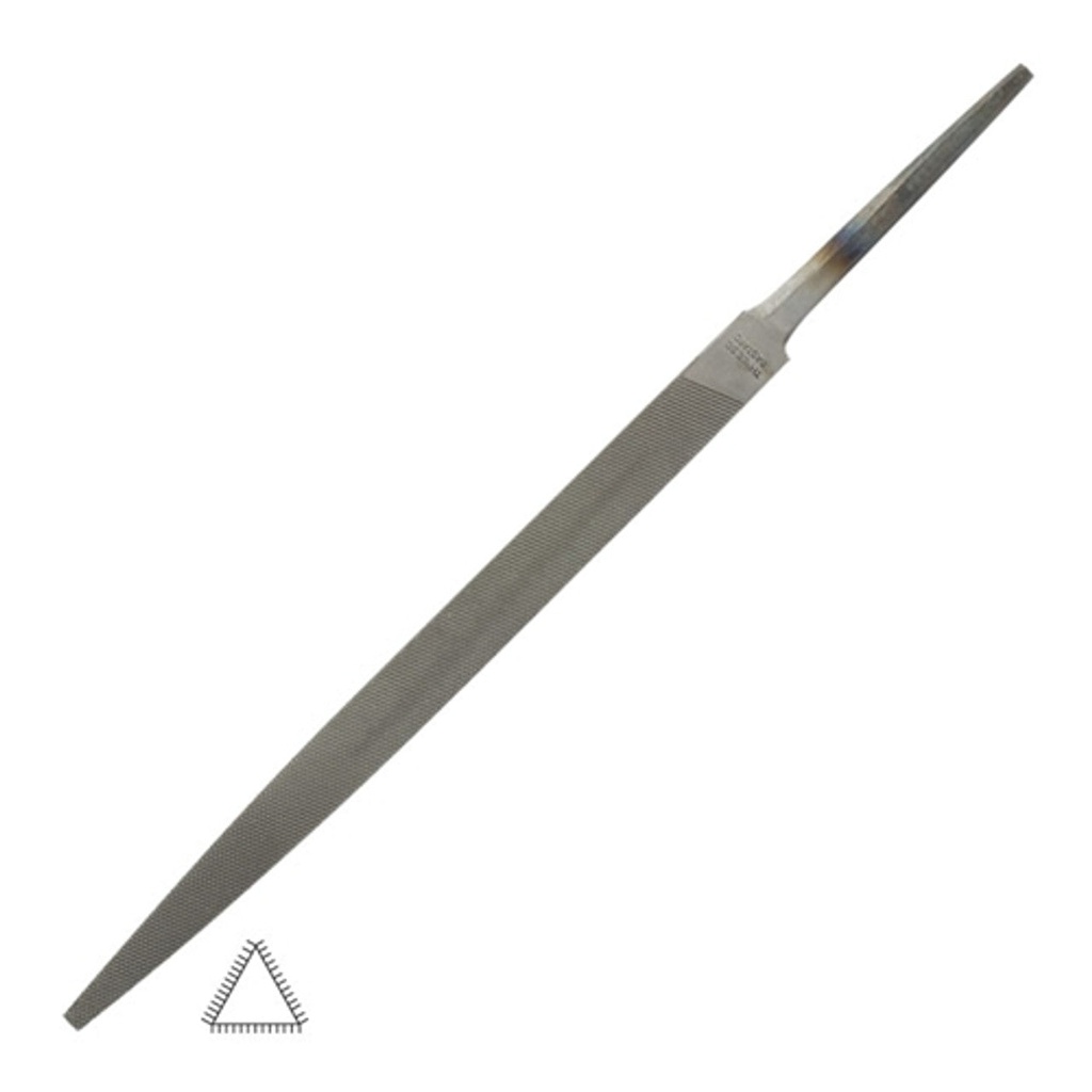 [770-0657] Grobet USA® American Pattern Files - Three Square - 6" Bastard Cut