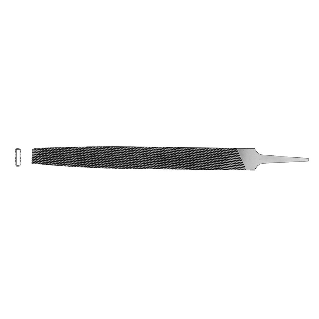 [770-1228] Grobet USA® American Pattern Files - Flat (End Tapered) - 12" Second Cut