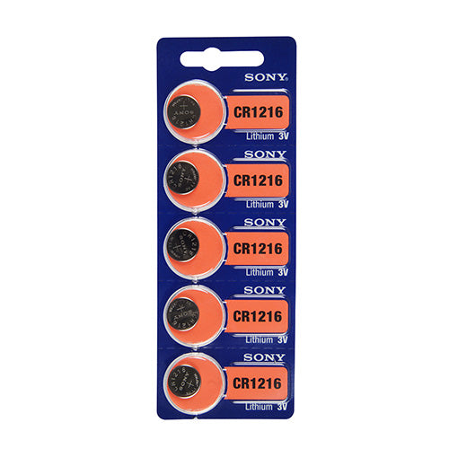 Sony® Murata Lithium Watch Batteries - CR1216 (Pkg. of 5)