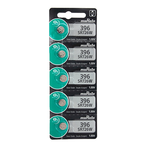 Sony® Murata Silver Oxide Watch Batteries - 396  (Pkg. of 5)