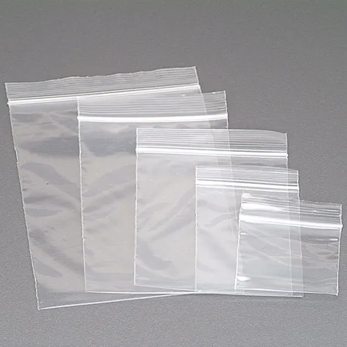 Economy Clear Zip Bags - 2" x 5" (1,000 per Pkg)