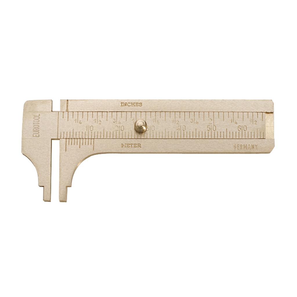 [813-1205] Deluxe 60mm Brass Sliding 2-1/2" Gauge