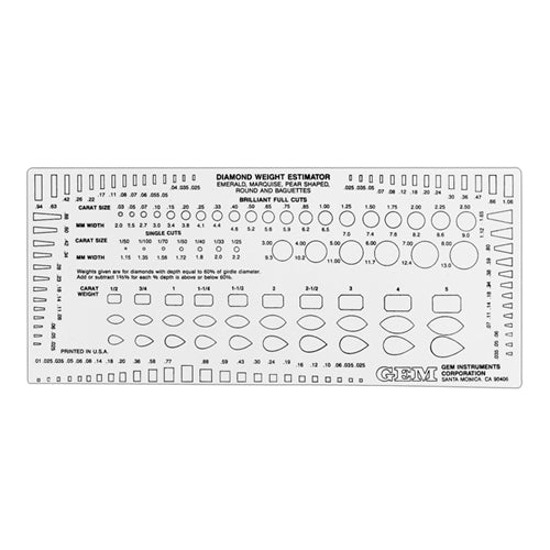 [813-1919] Diamond Weight Estimator