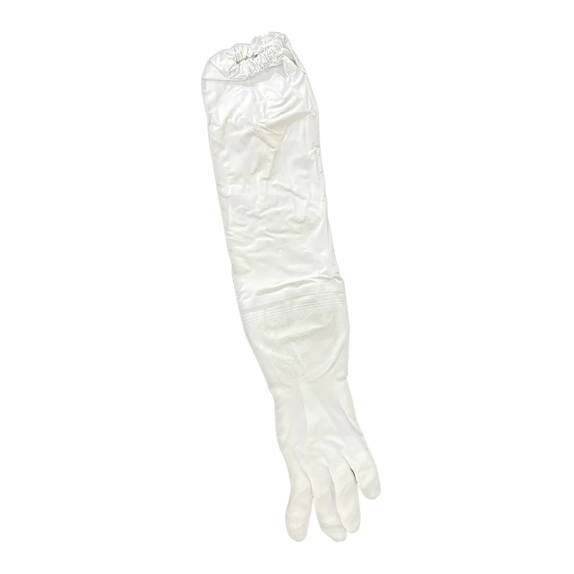 [852-2300] Pair of Gloves of White PVC L-600 - Size Large - for Electro Polishers