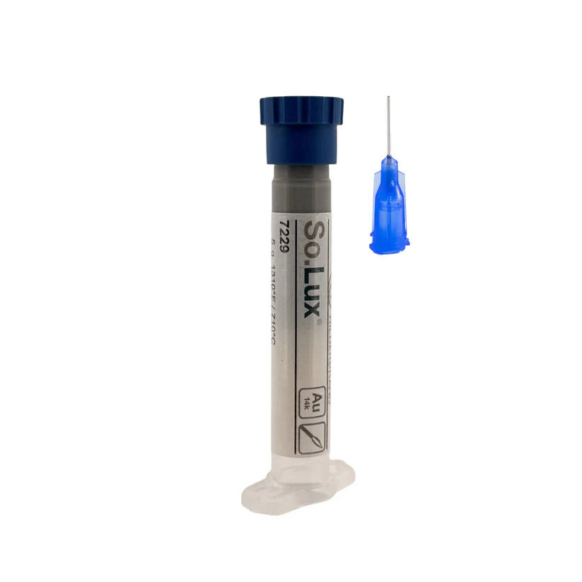 So.Lux® 7229 14K White Easy Torch Solder Paste - 5gr for MK3+ Dispenser