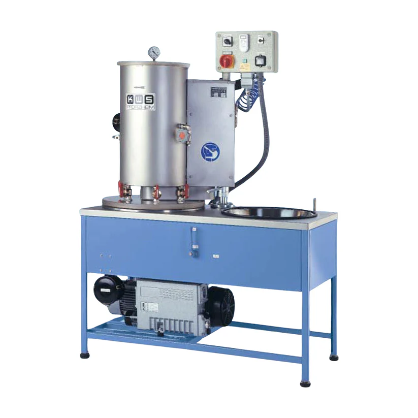 KWS EB10/16S - 6 Flask Automatic Investment Mixing Machine with Integrated Pump