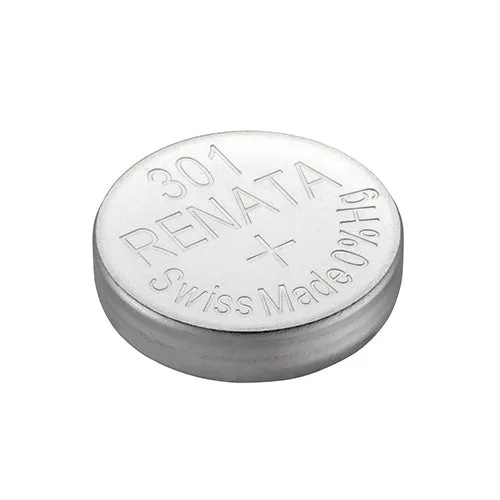Renata Mercury Free Silver Oxide Batteries - 389 (Pkg of 5)