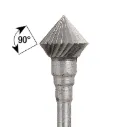 Jewelers Carbide Burs, 3/32" Shank - Bearing 15 (3.80mm)