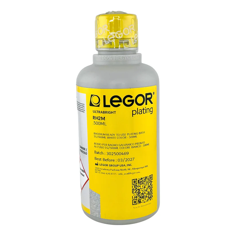 Legor® White Rhodium Bath 1 Gram - RH2M – 500ml