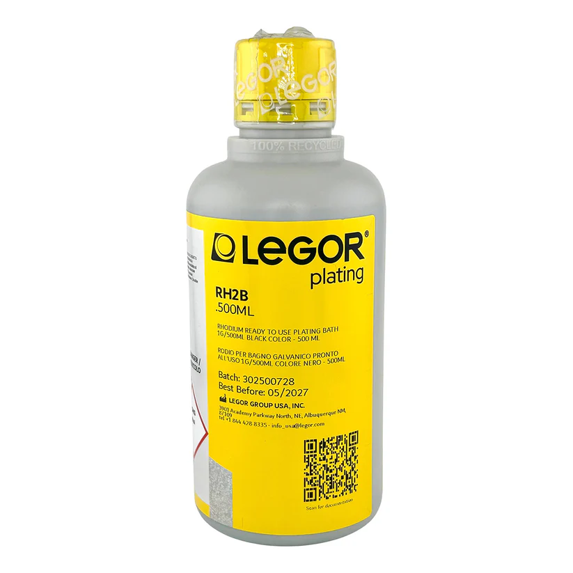 [210-0821] Legor® Black Rhodium Bath 1 Gram - RH2B – 500ml