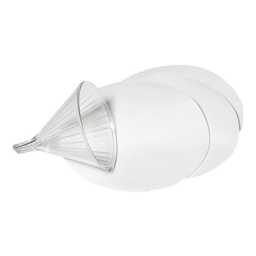 Ribbed Glass Funnel