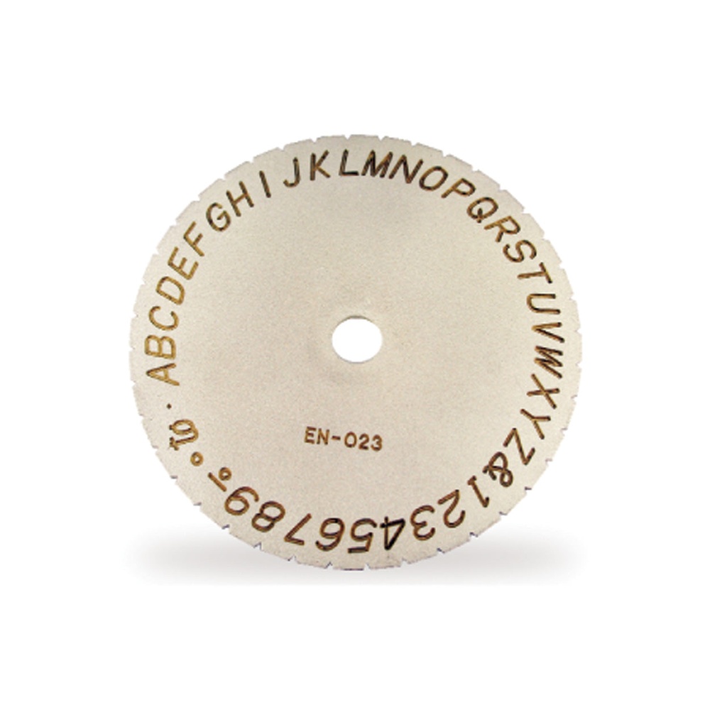 [821-6215] Inside Ring Engraver - Replacement Reversible Block Dial only