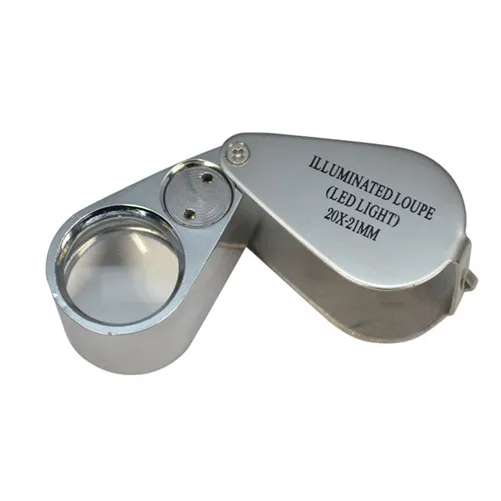 [407-29608] Jewellers Loupe 20X (With LED Light)