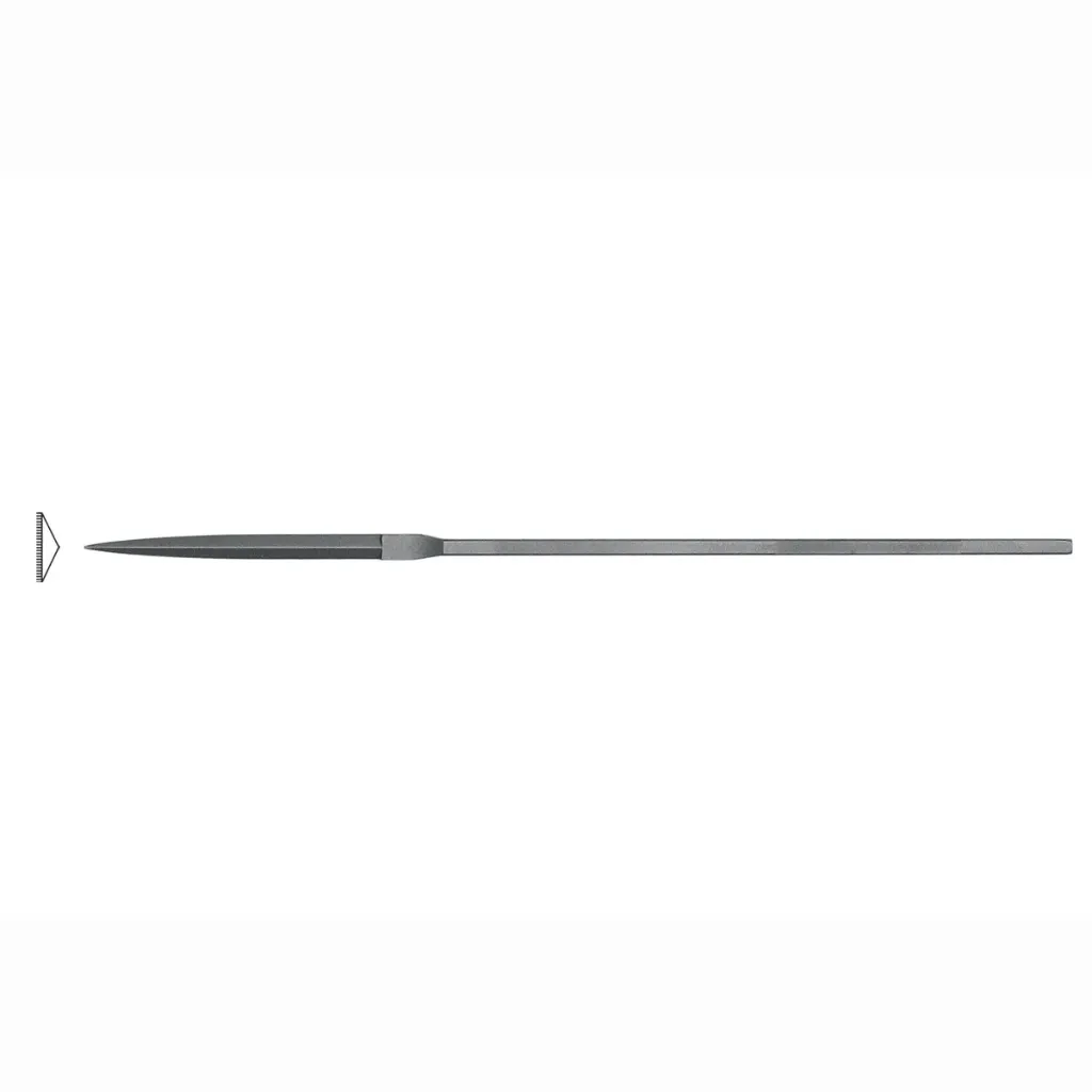 [625-1102] Grobet USA Escapement File, Barrett 14cm (Cut 2)