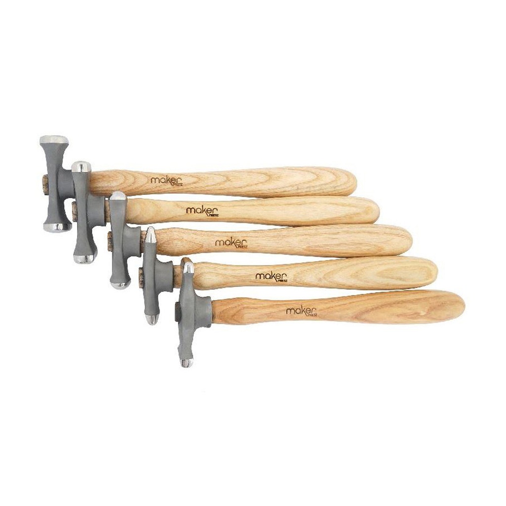 [821-7200] FRETZ MKR-1-5 MAKER Hammer Set of 5