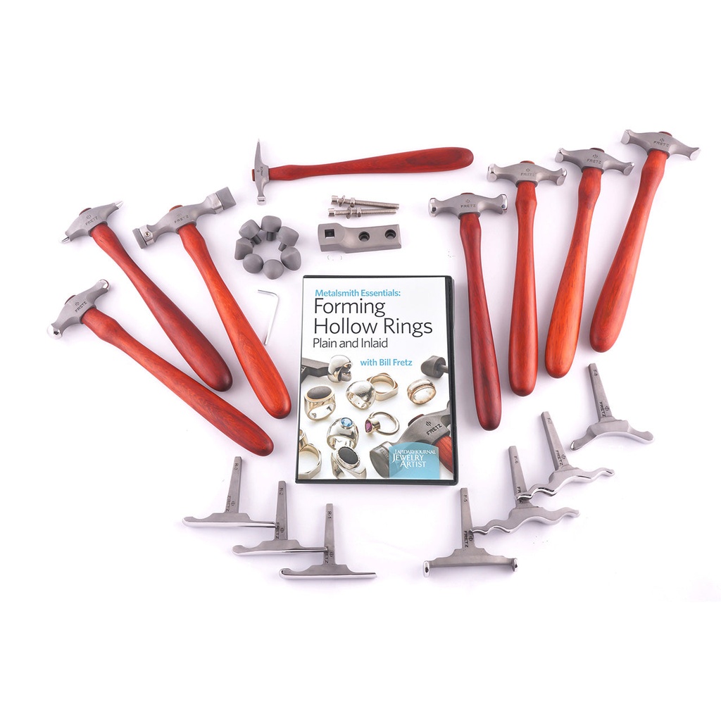 [821-8424] Fretz JA-4 Hollow Ring DVD & Tools Set
