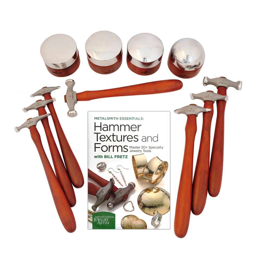 [821-8427] Fretz JA-7 Hammer Textures and Forms DVD & Tools Set