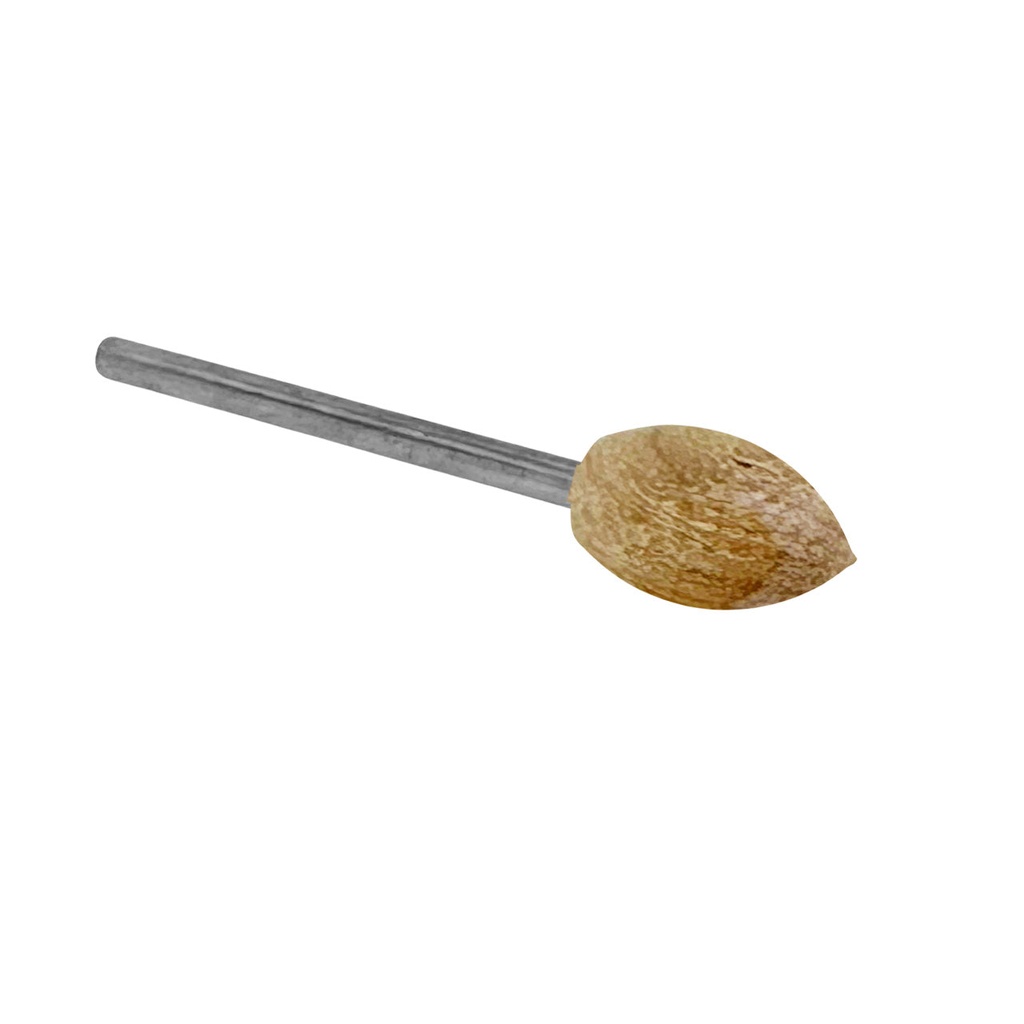 [825-0630] Soft Wood Bobs 3/8" x 5/8" Flame (Pkg of 10)