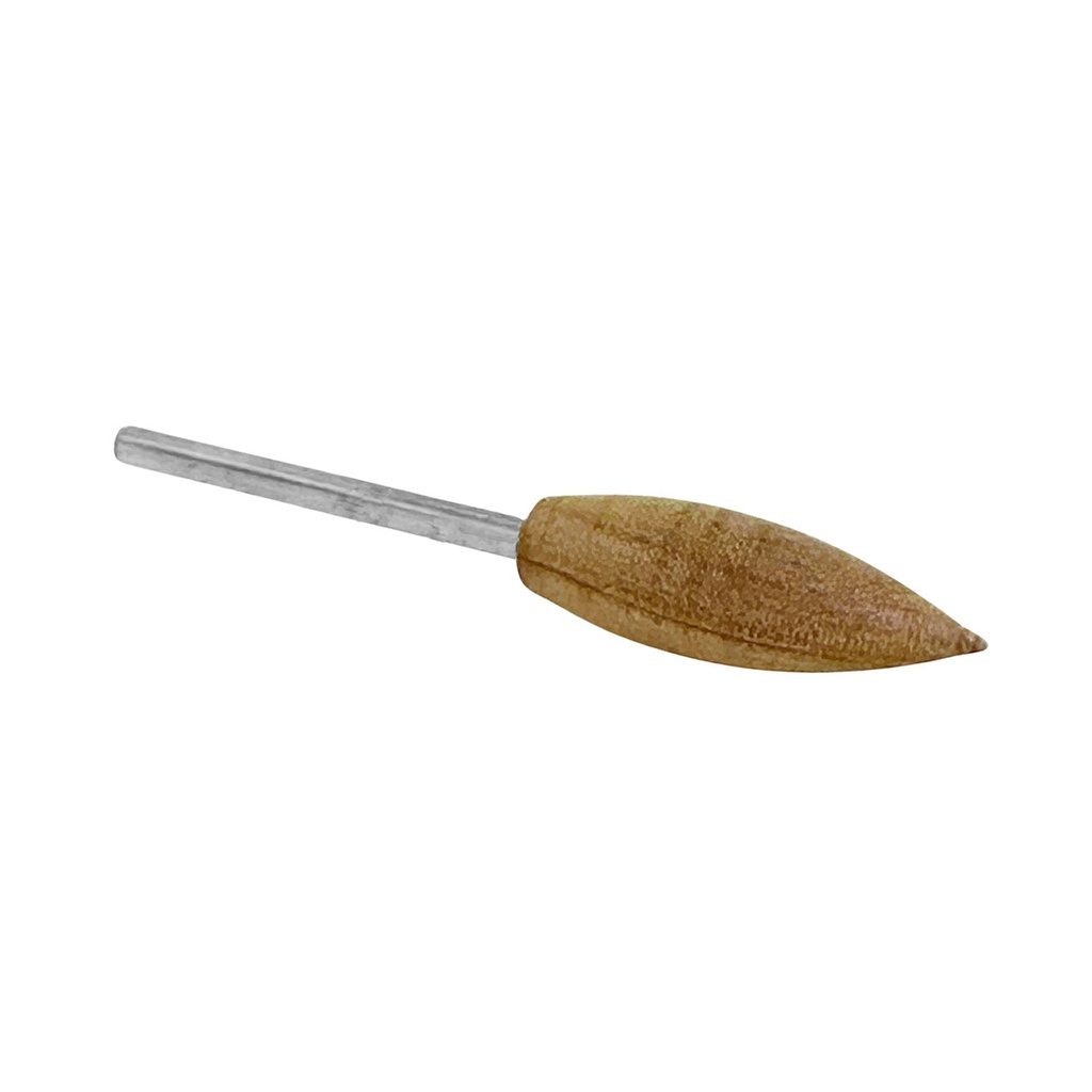 [825-0632] Soft Wood Bobs 3/8" x 1-1/4" Flame (Pkg of 10)