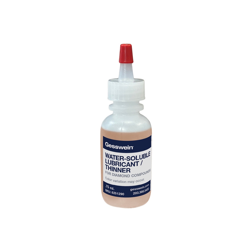 Lubricant/Thinner - Water-Soluble, 3/4 oz. Squeeze Bottle