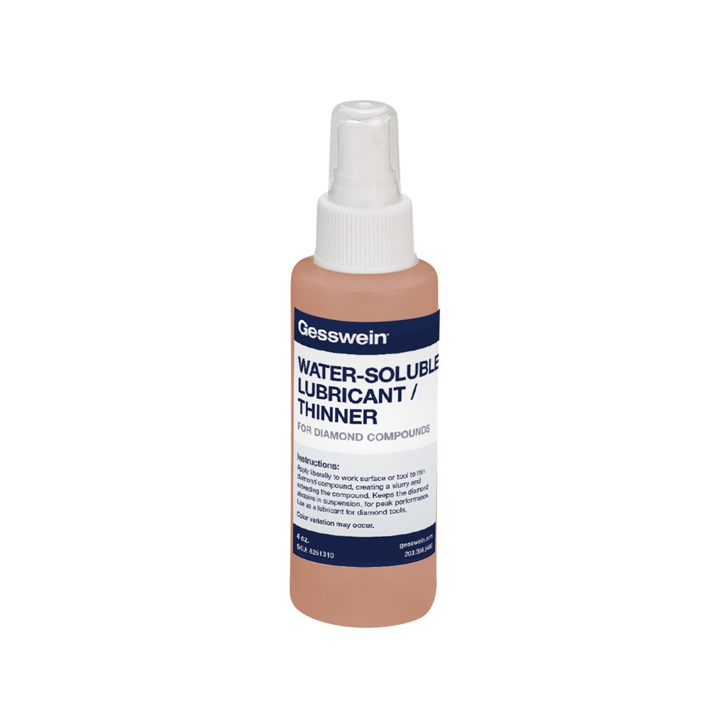 Lubricant/Thinner - Water-Soluble, 4 oz. Spray Bottle