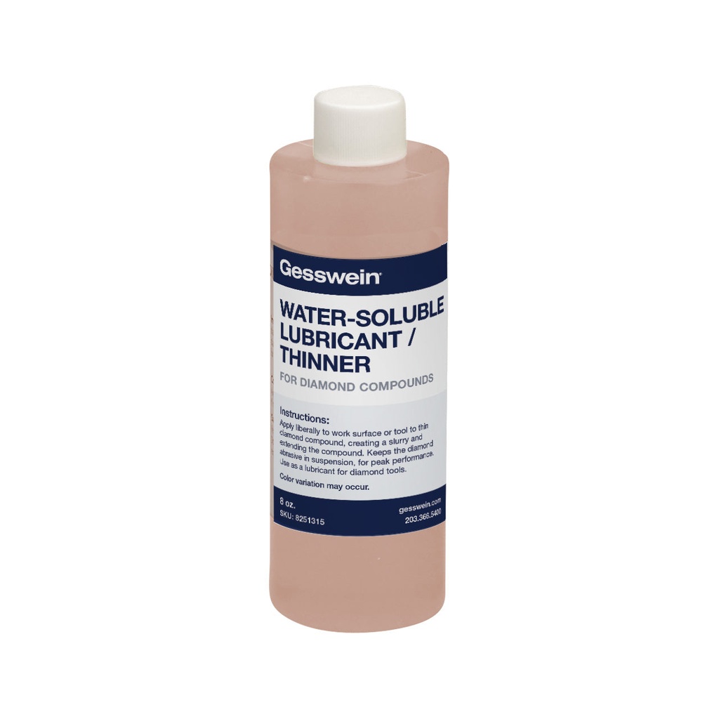 Lubricant/Thinner - Water-Soluble, 8 oz. Bottle