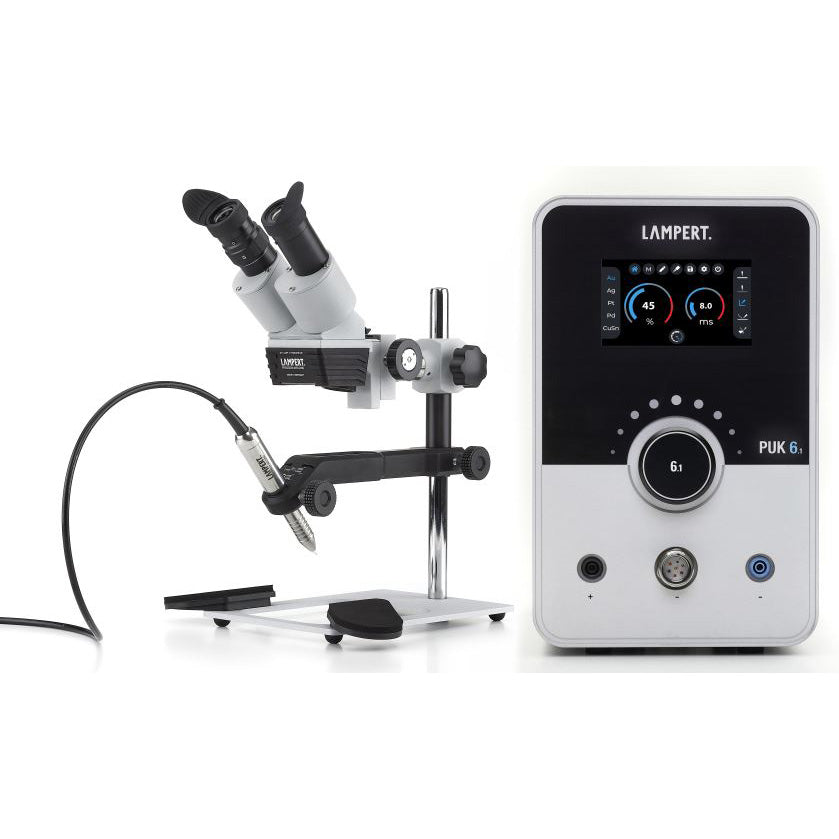 [830-1567] PUK® 6.1 Welder with SM6 Microscope and Flow Regulator