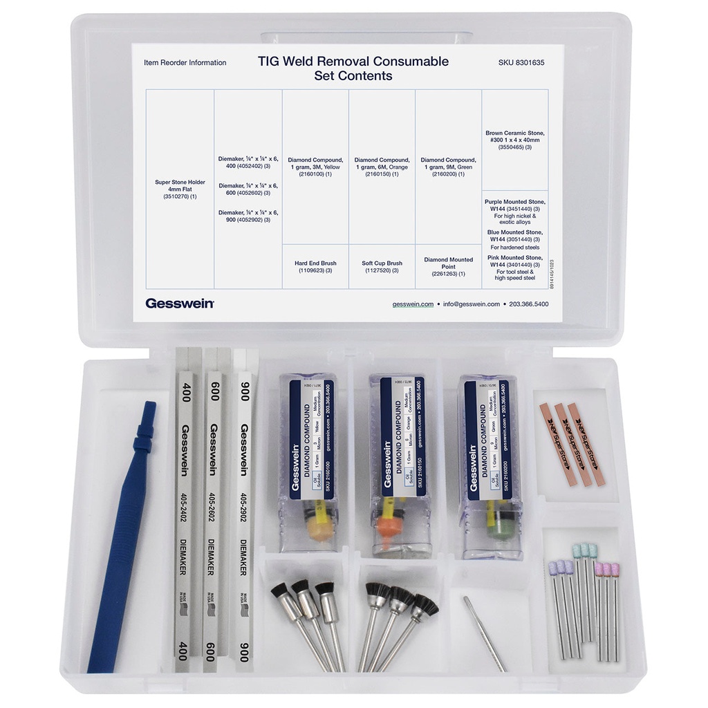 [830-1635] TIG Weld Removal Consumable Set