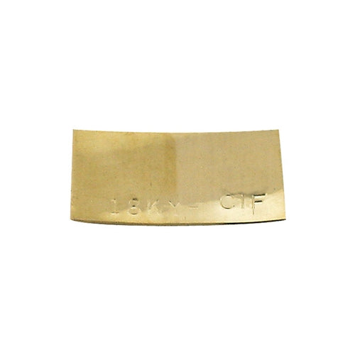 [830-2170] Gesswein® Plumb Solders - 18KY Soft, Sheet