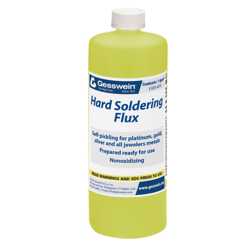 Hard Soldering Flux - 1 Quart
