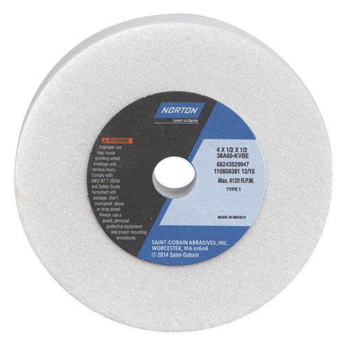 [845-0054] Norton® 60 Grit Aluminum Oxide Grinding Wheel