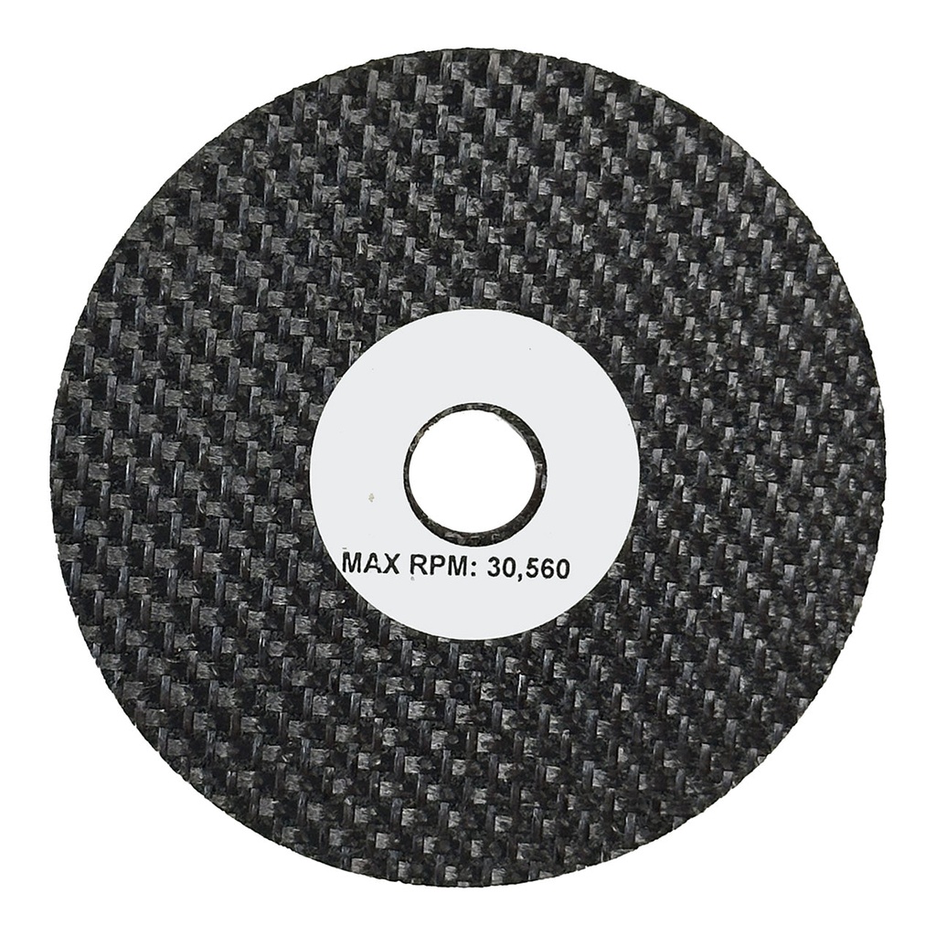 Nylon Cut-Off Discs, Aluminum Oxide - 2.5" x 0.045", 3/8" AH