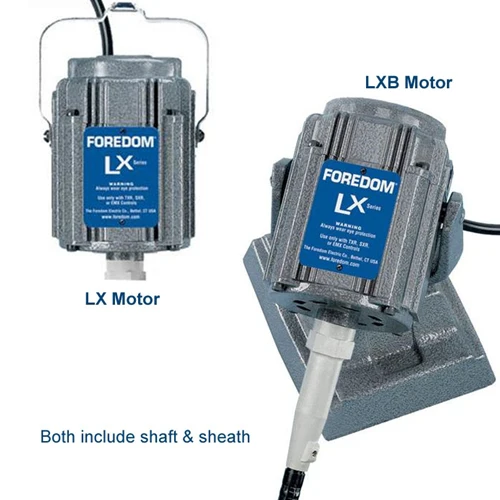 [850-1221] Foredom® LX Motors, High-Torque Low-Speed - 230V