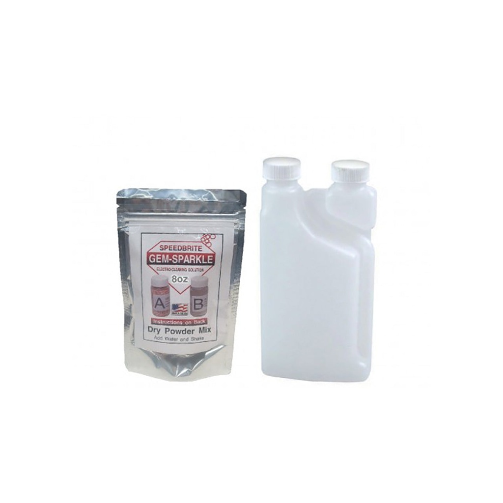 [851-4939] Gem Sparkle Powder Concentrate - 8 oz. with Dispensing Bottle