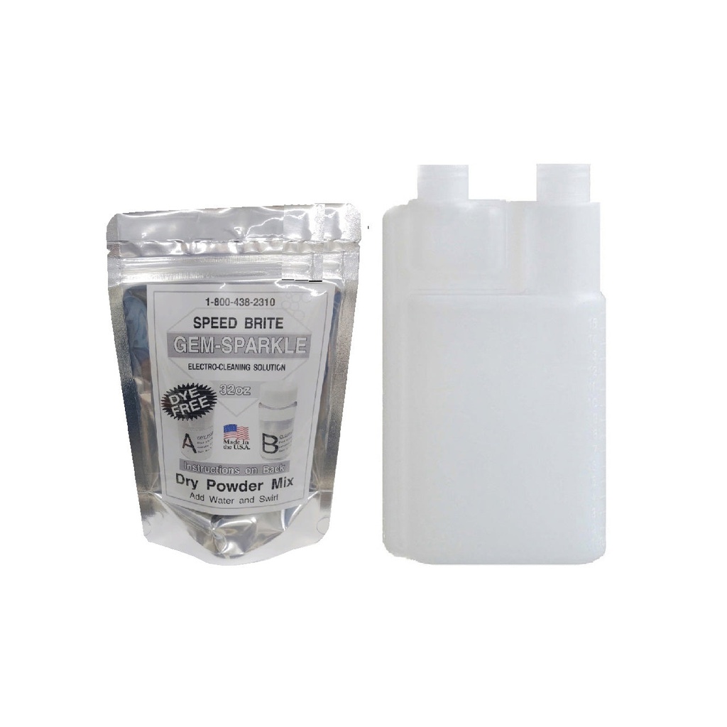 [851-4941] Gem Sparkle Powder Concentrate - 32 oz. with Dispensing Bottle