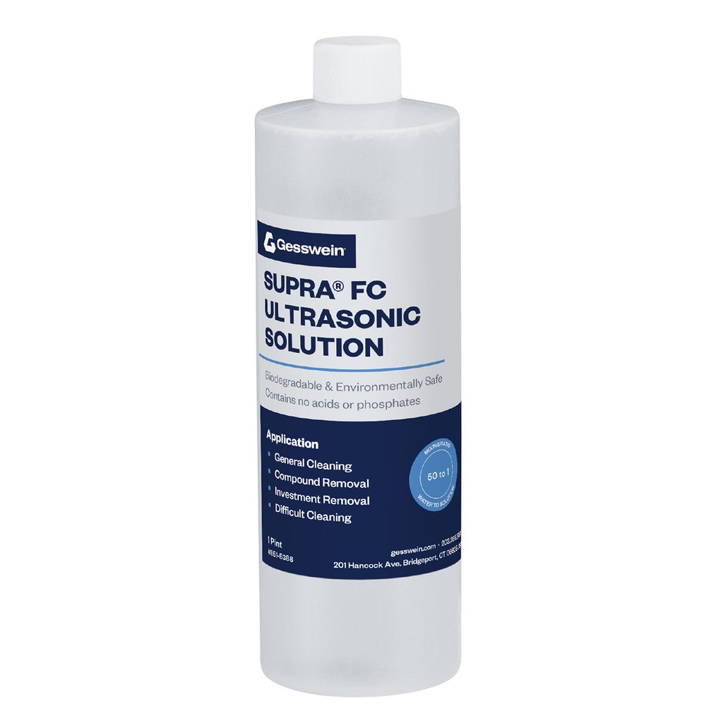 [851-5386] SUPRA® FC Ultrasonic Solution - 1 Quart Bottle
