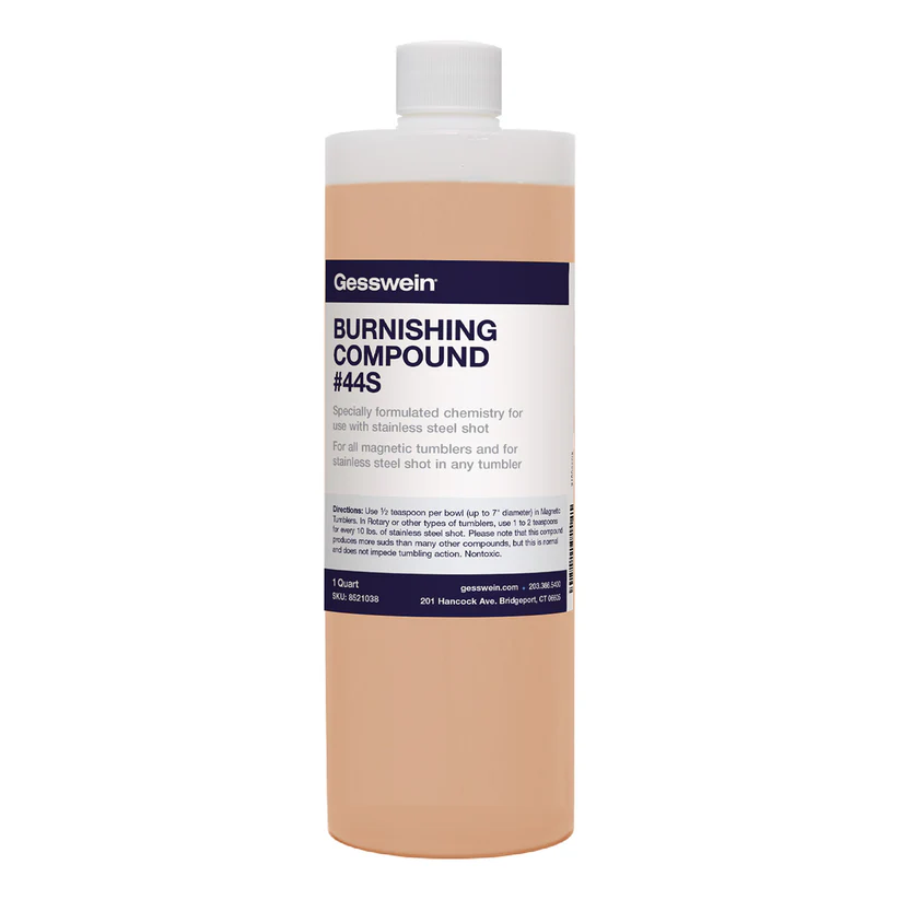 [852-1038] Burnishing Compound #44S for Stainless Steel Media - 1 Quart